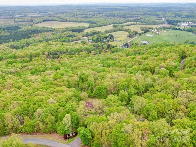 135 Boulder Ridge Dr, Denton, NC 27239 - bird's eye view with a wooded view