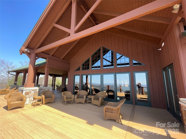 135 Boulder Ridge Dr, Denton, NC 27239 - exterior space featuring a deck