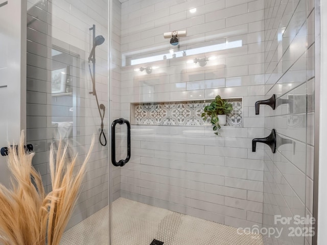 408 S Oconeechee Ave, Black Mountain, NC 28711 - bathroom featuring a stall shower