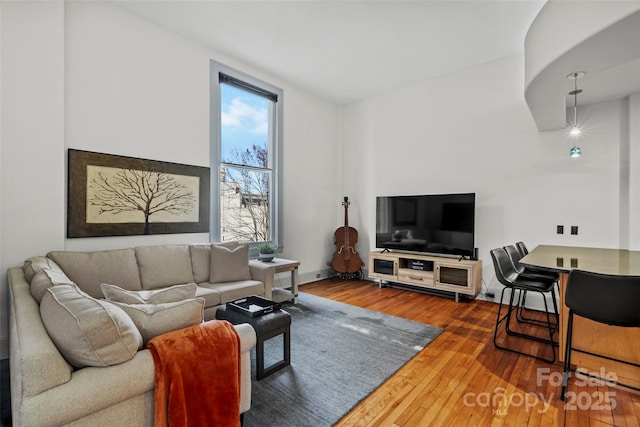 84 Walnut St Unit 203, Asheville, NC 28801 - living room featuring hardwood / wood-style floors