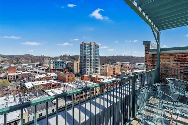 84 Walnut St Unit 203, Asheville, NC 28801 - balcony with a view of city