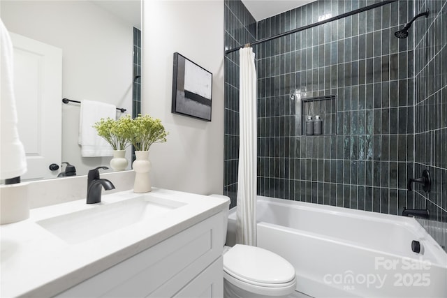 8937 Penstemons Dr, Charlotte, NC 28215 - bathroom featuring vanity and shower / tub combo