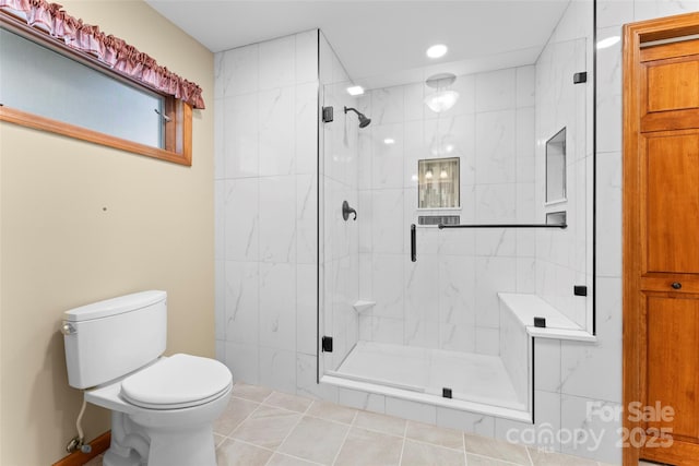 1 Sleepy Hollow Dr, Maggie Valley, NC 28751 - bathroom with toilet and a stall shower