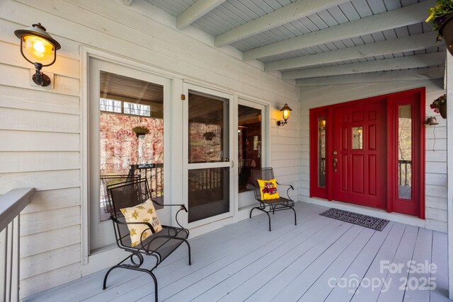 63 Chestnut Forest Rd, Fairview, NC 28730 - view of exterior entry with a porch