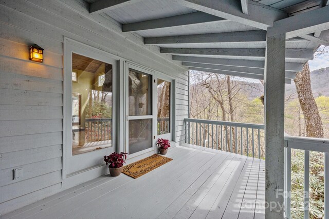 63 Chestnut Forest Rd, Fairview, NC 28730 - view of deck