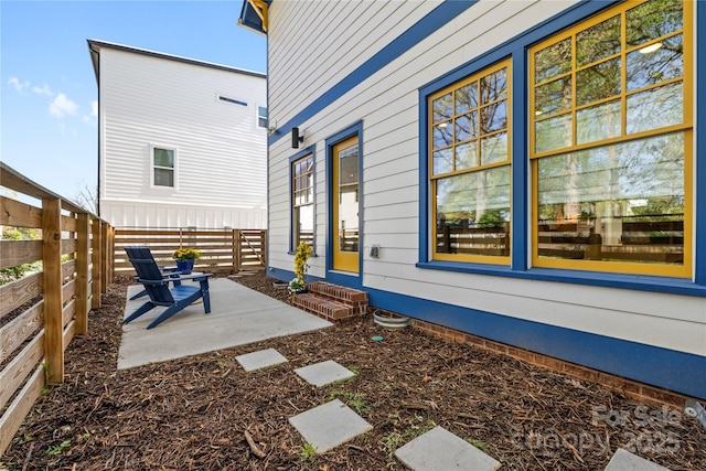 210 Walford Dr, Charlotte, NC 28208 - view of patio / terrace featuring entry steps and fence private yard