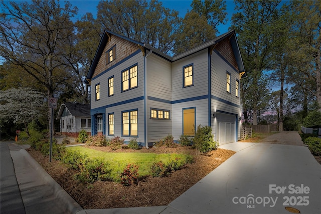 210 Walford Dr, Charlotte, NC 28208 - view of front of home with driveway and an attached garage