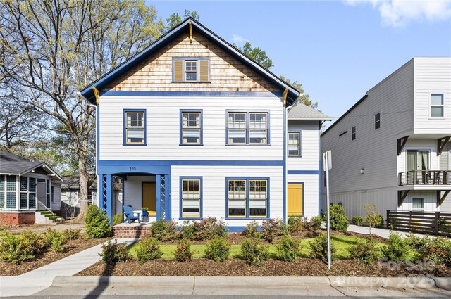 210 Walford Dr, Charlotte, NC 28208 - view of front of property with a porch