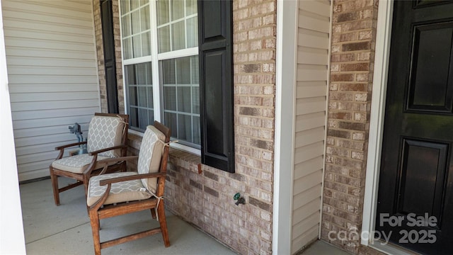 exterior space with covered porch