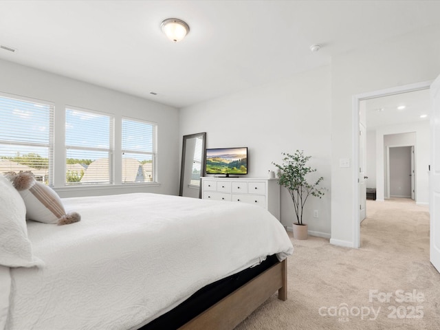 5532 Muckross Ln, Fort Mill, SC 29707 - bedroom featuring visible vents, light colored carpet, and baseboards
