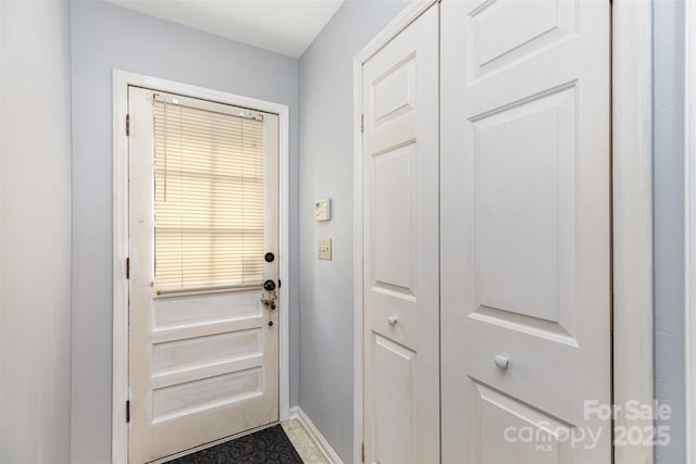4813 Carving Tree Dr, Mint Hill, NC 28227 - doorway to outside featuring baseboards