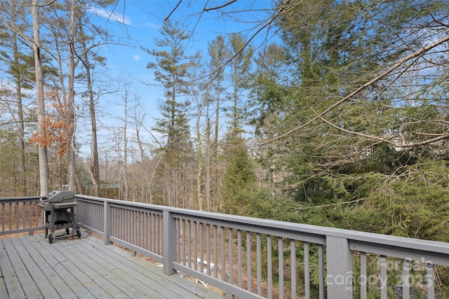 34 Turnberry Dr, Arden, NC 28704 - wooden deck featuring grilling area