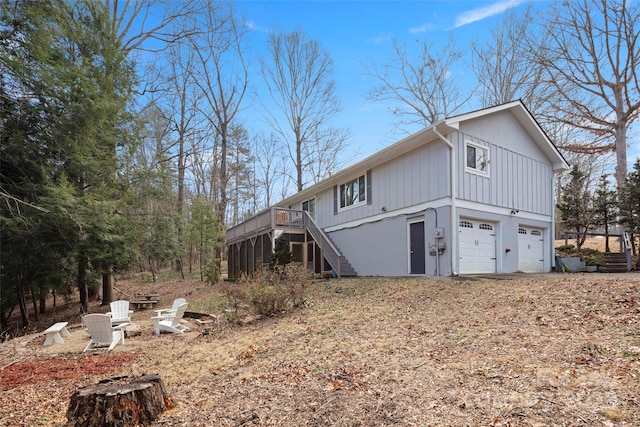 34 Turnberry Dr, Arden, NC 28704 - view of side of home featuring a garage and stairway