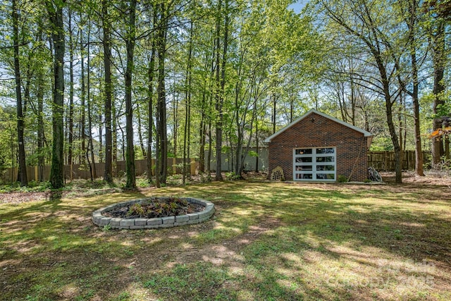 127 Fantasy Ln, Mooresville, NC 28117 - view of yard featuring an outdoor structure