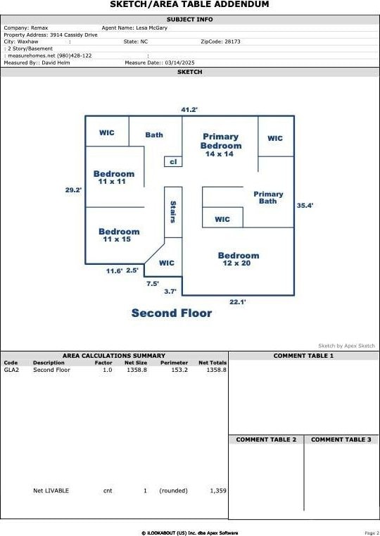 3914 Cassidy Dr, Waxhaw, NC 28173 - property floor plan