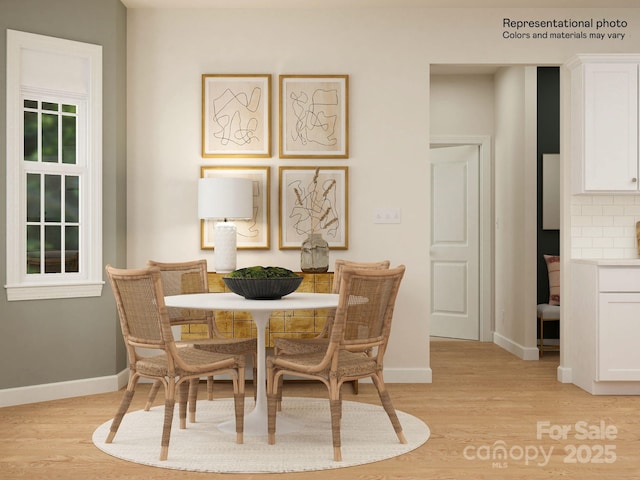1512 Croydon St, Indian Land, SC 29707 - dining room with baseboards and light wood-type flooring