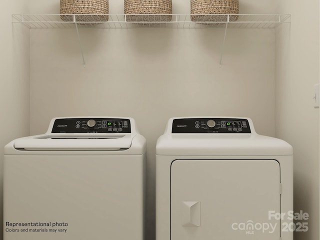 1512 Croydon St, Indian Land, SC 29707 - laundry area with washer and dryer and laundry area