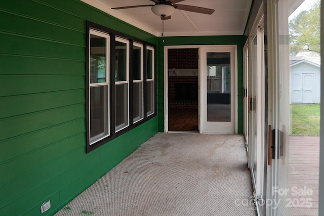 204 Foley Dr, Garner, NC 27529 - view of unfurnished sunroom