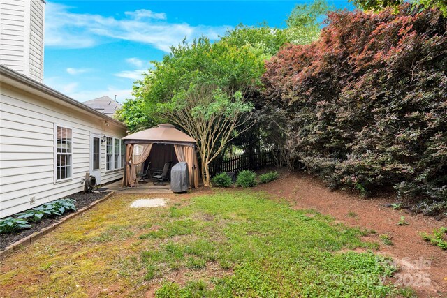 4155 Guilford Ct NW, Concord, NC 28027 - view of yard featuring a gazebo