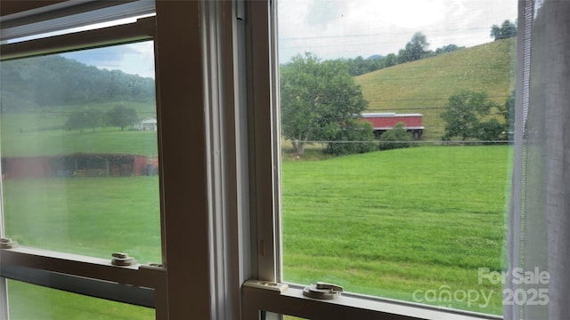 18 Misty Meadows Rd, Burnsville, NC 28714 - doorway to outside featuring a view of rural / pastoral area