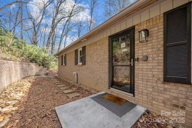 159 Long John Dr, Hendersonville, NC 28791 - entrance to property with brick siding