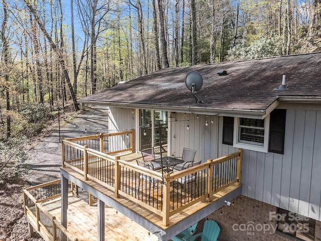 159 Long John Dr, Hendersonville, NC 28791 - view of wooden terrace