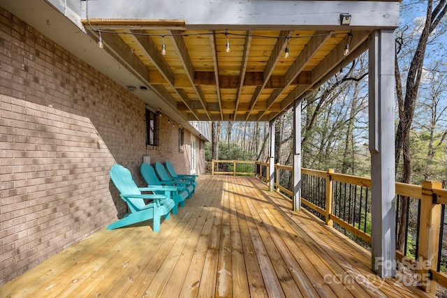 159 Long John Dr, Hendersonville, NC 28791 - view of wooden terrace