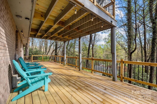 159 Long John Dr, Hendersonville, NC 28791 - view of deck