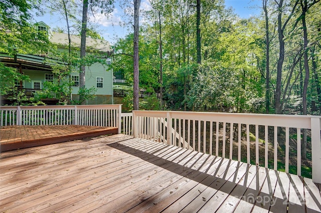 view of deck