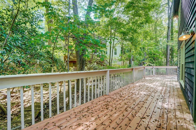 view of deck