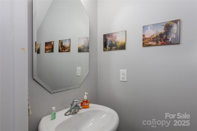 bathroom with a sink