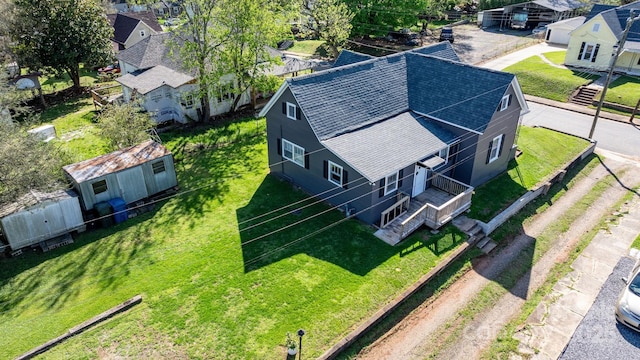 bird's eye view featuring a residential view