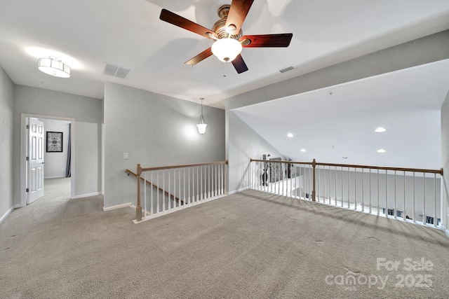 314 Wave Crest Dr, Tega Cay, SC 29708 - interior space featuring baseboards, a ceiling fan, and visible vents