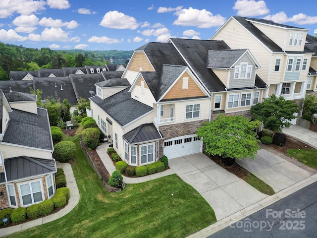 314 Wave Crest Dr, Tega Cay, SC 29708 - birds eye view of property featuring a residential view