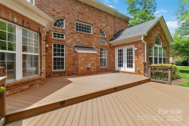 7302 Yellowhorn Trl, Waxhaw, NC 28173 - deck with french doors