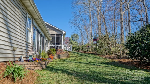 115 Keswick Ln, Mooresville, NC 28117 - view of yard with a sunroom