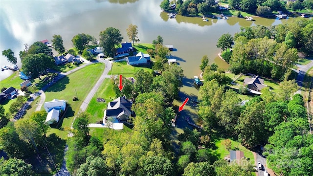 3915 Chevlot Hills Rd, Sherrills Ford, NC 28673 - view of property location featuring a nearby body of water, nearby suburban area, and a tree filled landscape