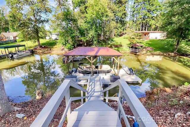 3915 Chevlot Hills Rd, Sherrills Ford, NC 28673 - dock with view of scattered trees and a water view