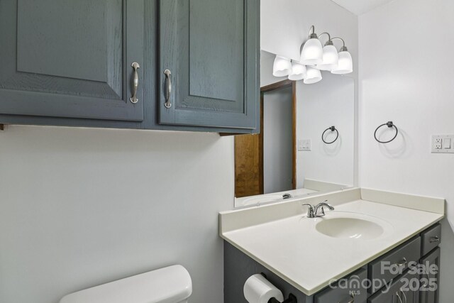 119 Legacy Ln, Harmony, NC 28634 - half bathroom featuring toilet and vanity