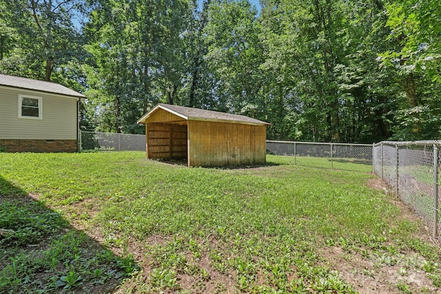 119 Legacy Ln, Harmony, NC 28634 - fenced backyard with a storage shed