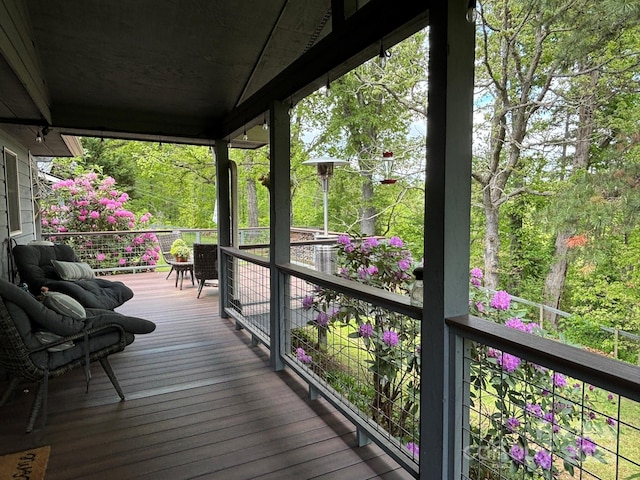 718 Lower Flat Creek Rd, Alexander, NC 28701 - view of deck