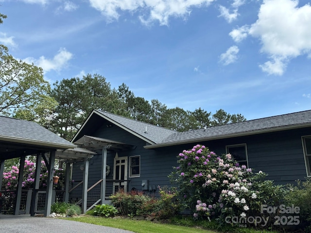 718 Lower Flat Creek Rd, Alexander, NC 28701 - view of front of house featuring a shingled roof