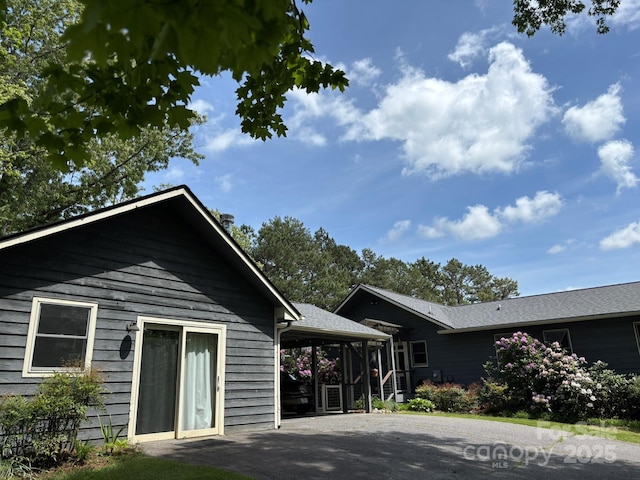 718 Lower Flat Creek Rd, Alexander, NC 28701 - view of rear view of property