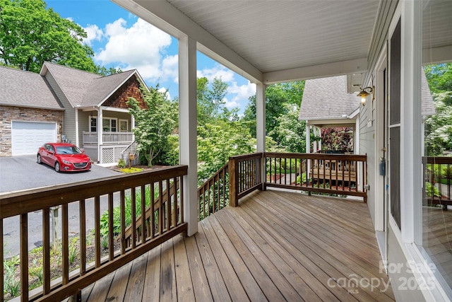 3 Teresa Way, Black Mountain, NC 28711 - deck with a porch
