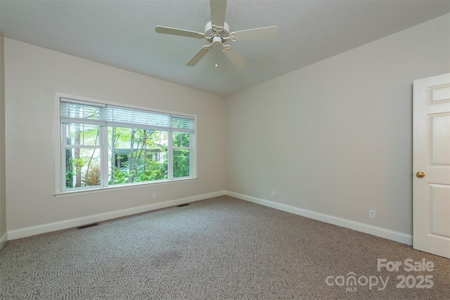 3 Teresa Way, Black Mountain, NC 28711 - spare room featuring baseboards, carpet, and a ceiling fan