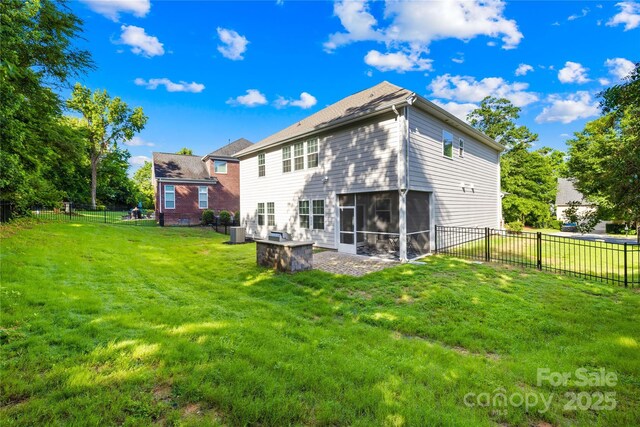 17413 Caddy Ct, Charlotte, NC 28278 - back of house featuring a fenced backyard