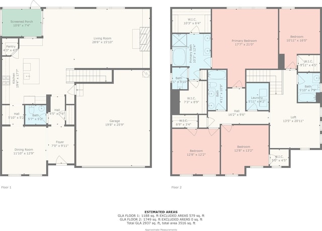 17413 Caddy Ct, Charlotte, NC 28278 - view of room layout