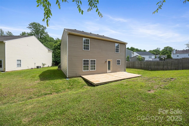 4219 Shasta Cir, Clover, SC 29710 - rear view of house with a deck