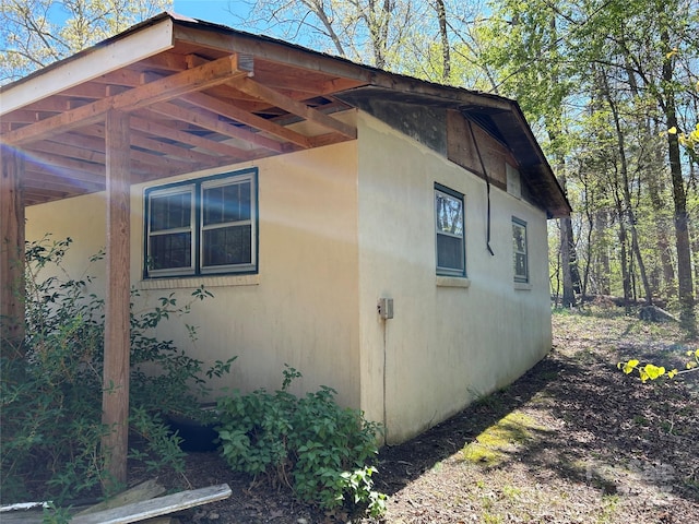 view of side of property