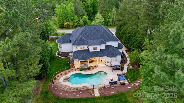 133 Crooked Branch Way, Troutman, NC 28166 - bird's eye view